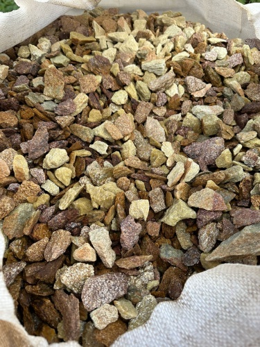 Златолит персиковый декоративная каменная крошка купить в Владимире