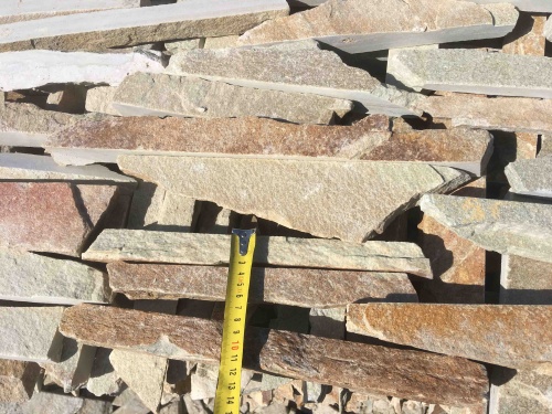 Горбушка златолит золотистый для облицовки купить в Владимире