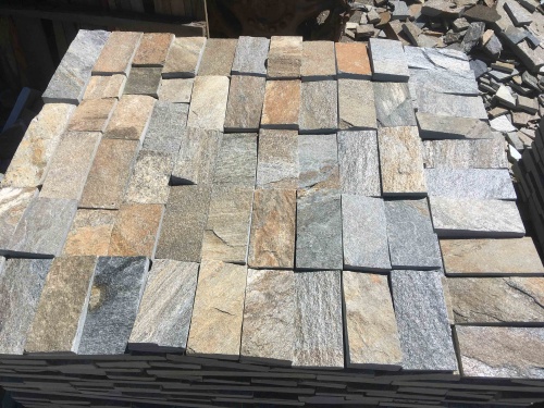 Плитка пилёная златолит Уральский для фасада купить в Владимире