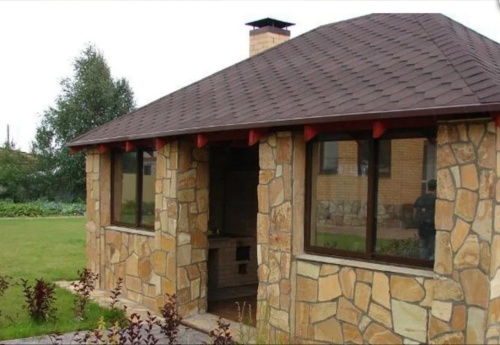 Плитняк златолит жёлтый золотистый для фасада 1,5-3см купить в Владимире