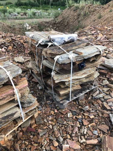 Плитняк кора дерева 50-100мм для пошаговых дорожек купить в Владимире