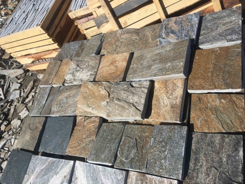 Плитка пилёная златолит Уральский для фасада купить в Владимире