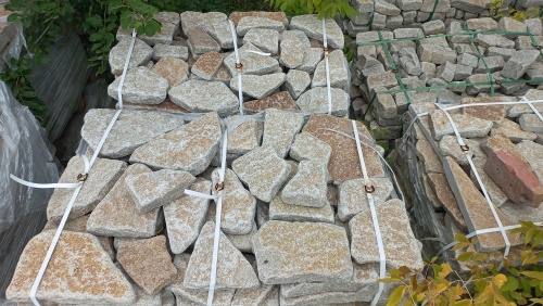 Гранитный плитняк галтованный для парковки купить в Владимире