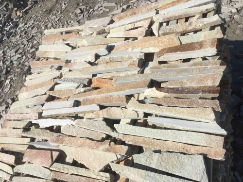 Горбушка златолит золотистый для облицовки купить в Владимире