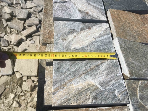 Плитка пилёная златолит Уральский для фасада купить в Владимире