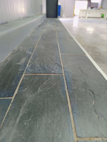 Плитка чёрная из натурального камня фасадная 30 см * 5 см, толщина 7 мм -30 мм купить в Владимире