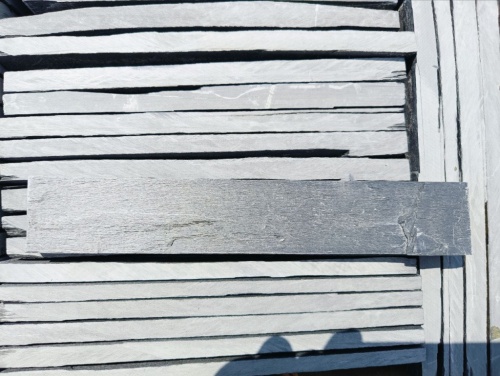 Плитка чёрная из натурального камня фасадная 30 см * 5 см, толщина 7 мм -30 мм купить в Владимире